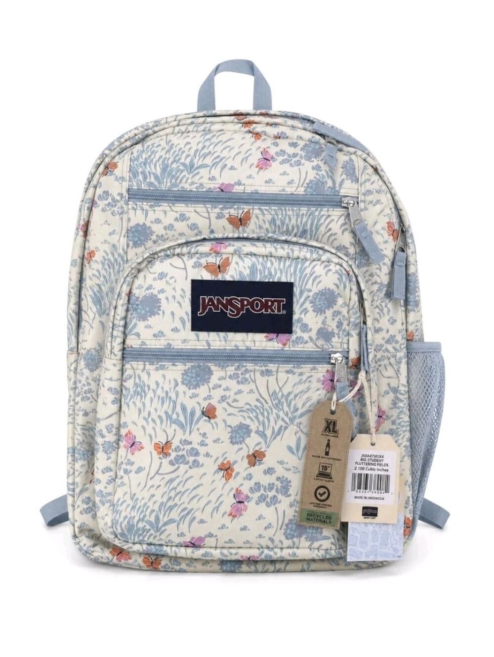 AA3. JANSPORT FLORAL BACKPACK